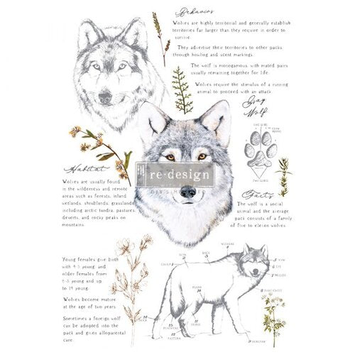 Redesign Decor Transfer - Gray Wolf
