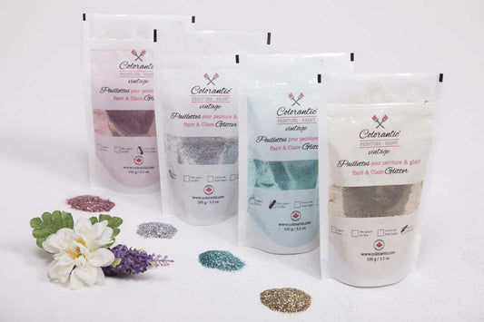 Colorantic Paint and Glaze Glitter 3.5 oz Pouch