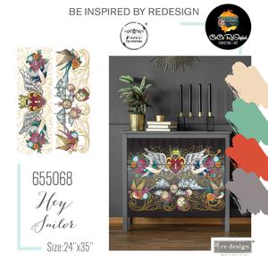Redesign Decor Transfer - CECe ReStyled -Hey Sailer