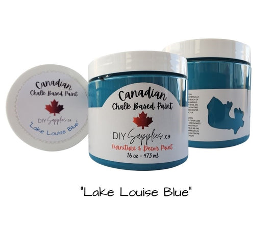 DIYSupplies Lake Louise Blue Chalk Based Paint 16oz