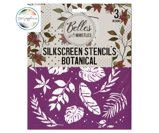 Belles and Whistles Silk Screen Stencils - Botanical