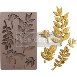 Re Design Decor Mould Leafy Blossoms