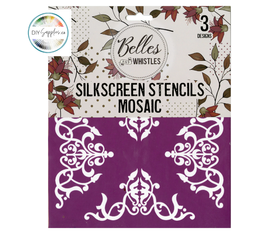 Belles and Whistles Silk Screen Stencils - Mosaic