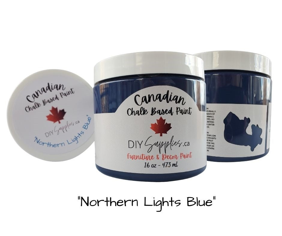 DIYSupplies Canadian Northern Lights Blue Based Paint 16oz