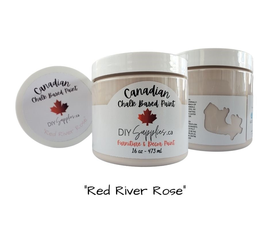 DIYSupplies Canadian Red River Rose Based Paint 16oz