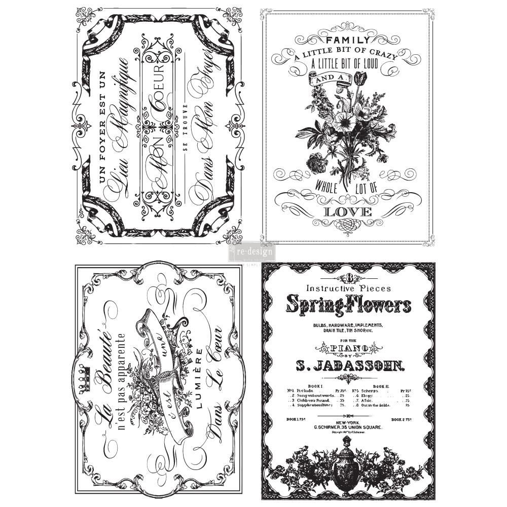 Redesign Decor Transfer - Spring Flowers