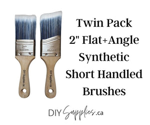 Twin Pack Short Handle 2" Brushes