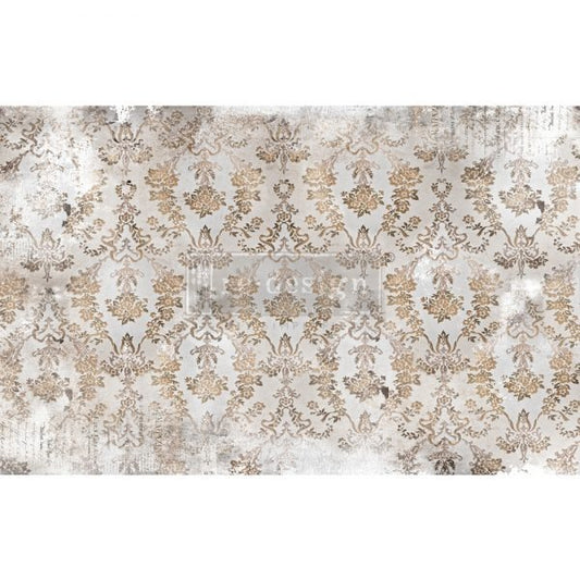 Prima Redesign Decoupage Decor Tissue Paper - Washed Damask
