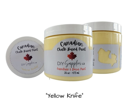 DIYSupplies Canadian Yellow Knife Chalk Based Paint 16oz